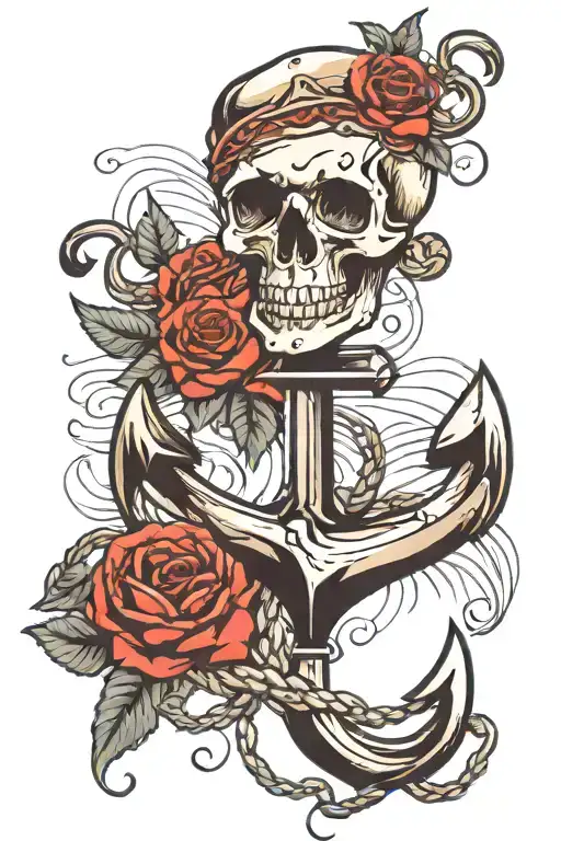Anchor And Skull
