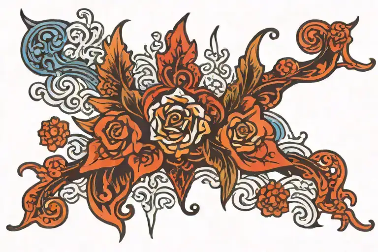 Snow Mounfain Black And Blue