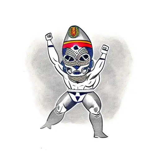Mexican Wrestler Toy