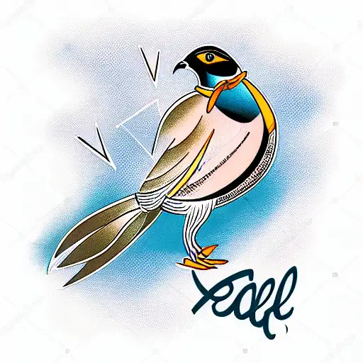 California Male Quail With Antenna