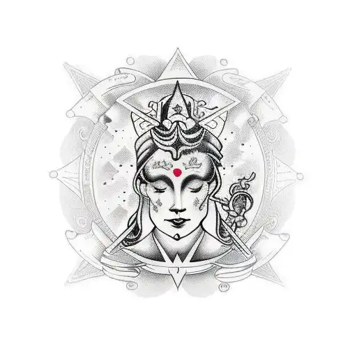 Virgo Combined With Aquarius Tatoo