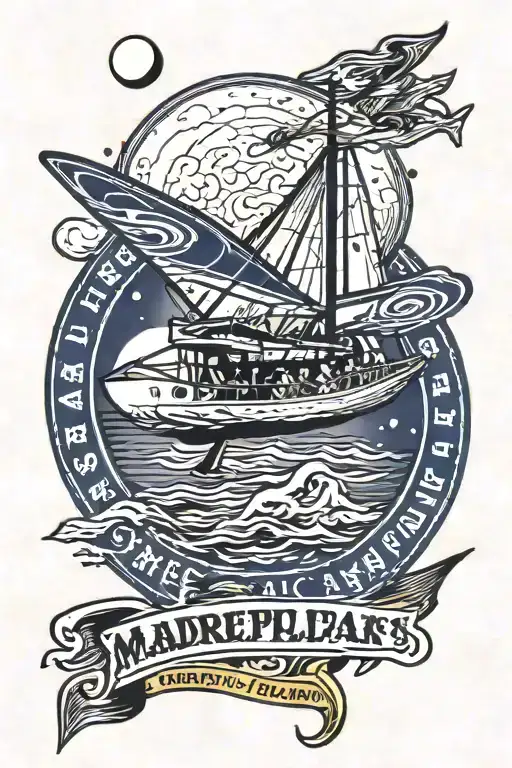 Hydroplane And Mariners Baseball As The Moon