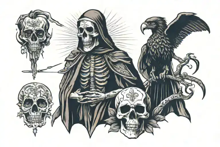 Saint Of Death Mexican Medicine