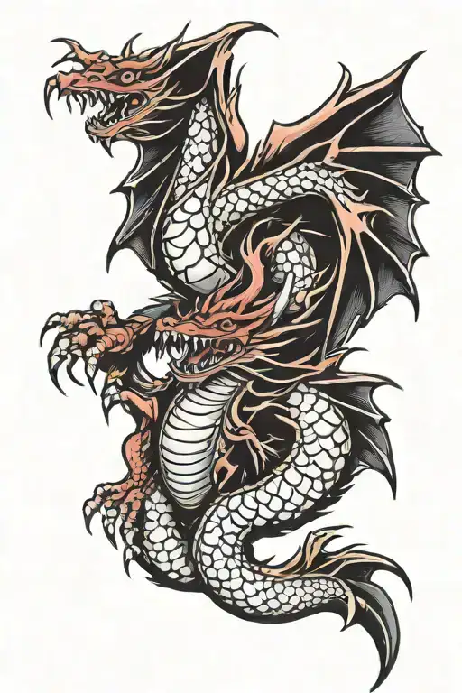 Red Dragon For Arm