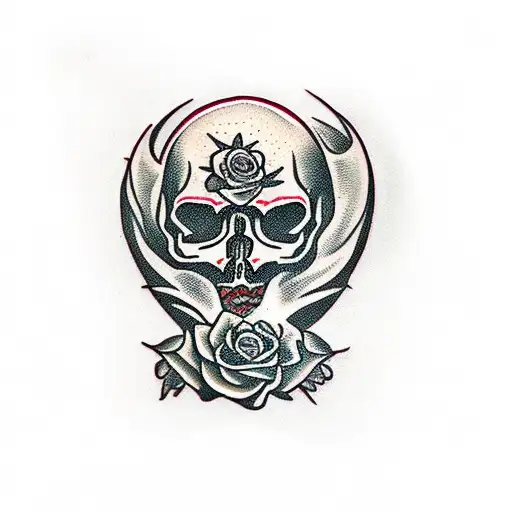 Skull And Roses