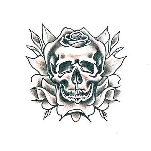 Skull And Roses