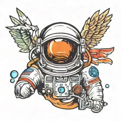 Astronaut But Motocycle Helmet