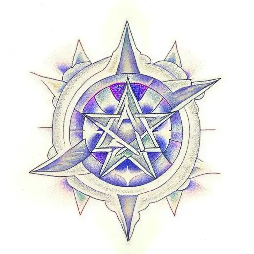Wicca Sun Moon Stars