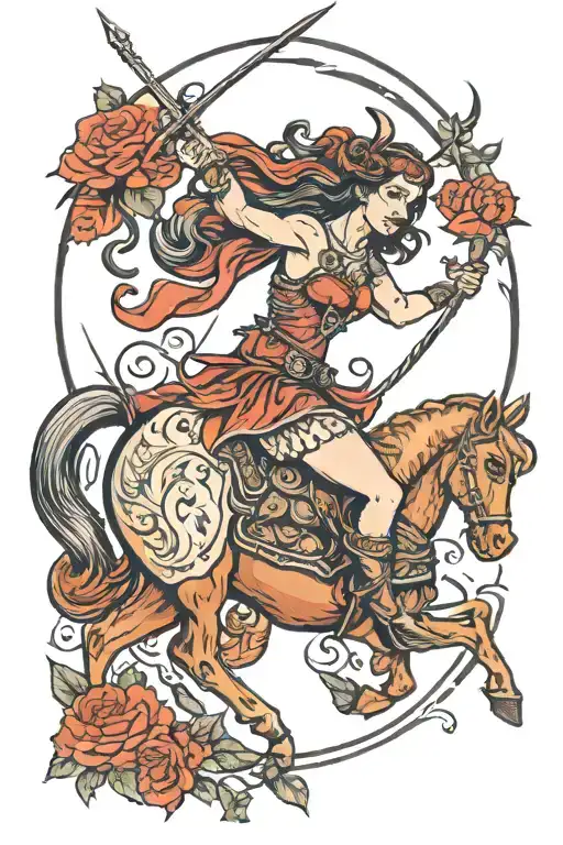 Evil Sagittarius Centaur Girl