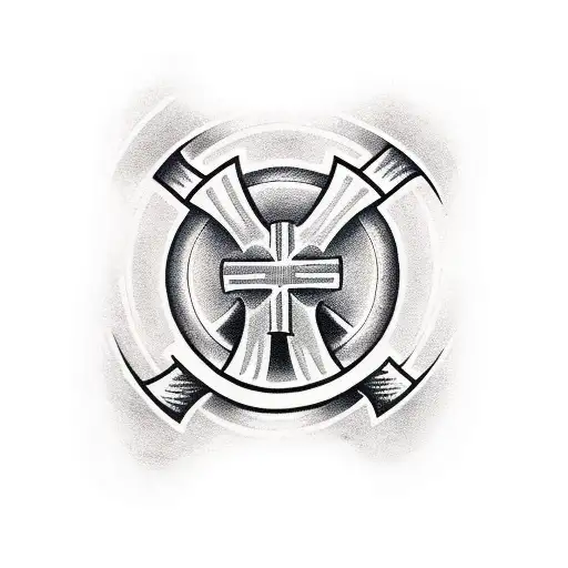 Christian Cross Scroll