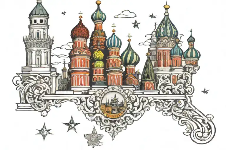 Moscow Russia Best Buildings