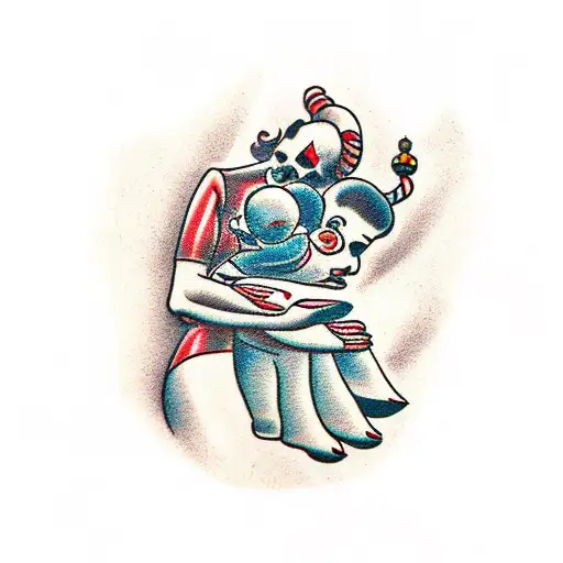 Mother And Son Hands