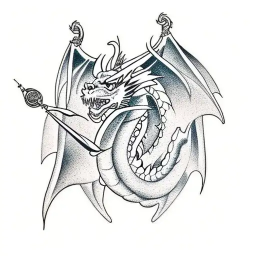 Dragon Completo De Frente