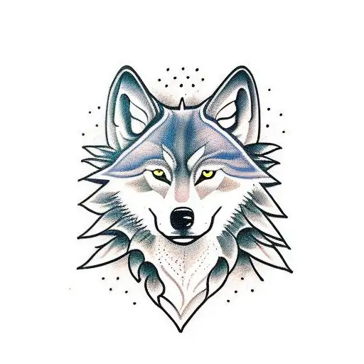 Kind Wolf With A Bible