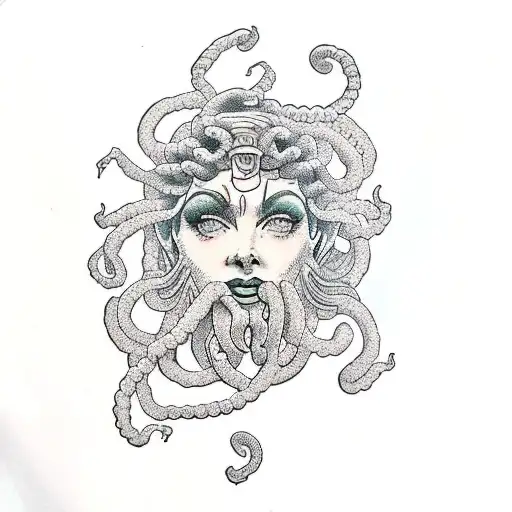 Gorgon Medusa Greek Woman