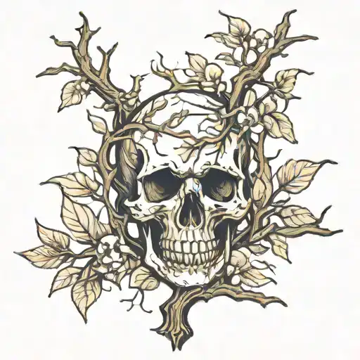 Skull Tree Branches
