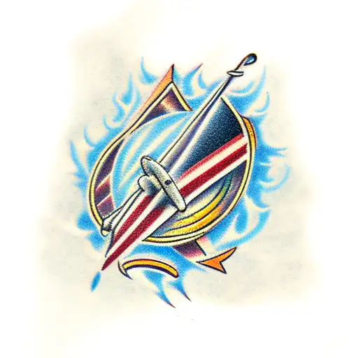 Broken Arrow On Fire