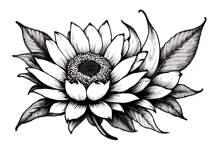 Lotus Flower Sunflower Daisy
