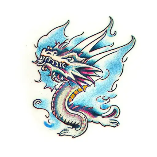 Dragon And Cheery Blossom