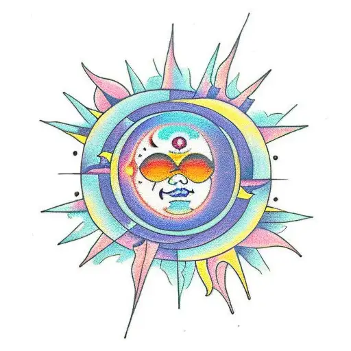 Sun And Moon In A Crystal Ball