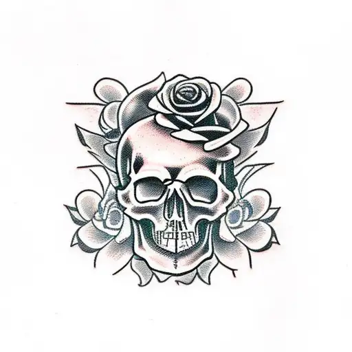 Skull And Roses