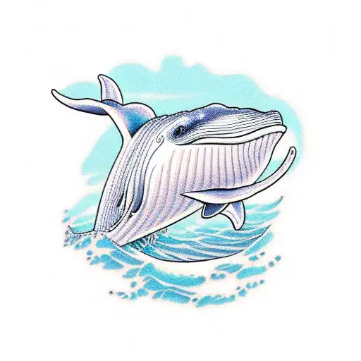 A Whale Emerging From The Water