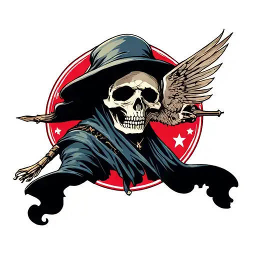 Grim Reaper And Atlas Mashup