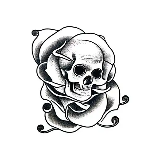 Camera Skull Waves Roses