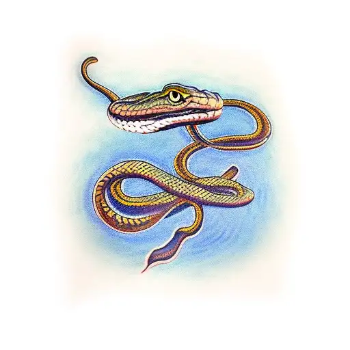 Snake Sleeve Shoulder