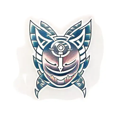 Anbu Symbol With The Ravan Bird