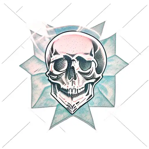 Skull With Banner