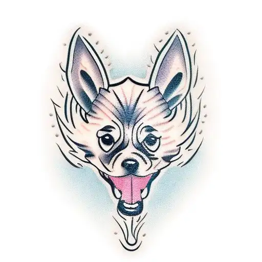 Dog With Spiked Collar