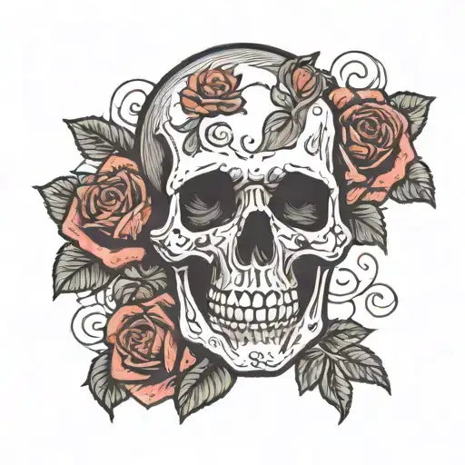 Skull And Roses