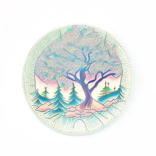 Tree With Scale Plates