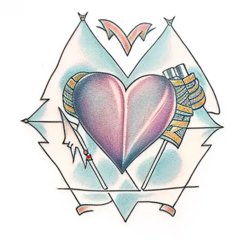 The Name Beth In A Heart With An Arrow