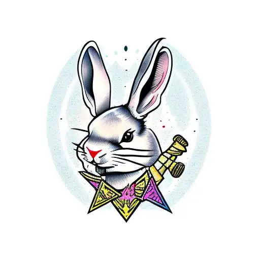 Conejo Con Remera Que Dice Teen Idol