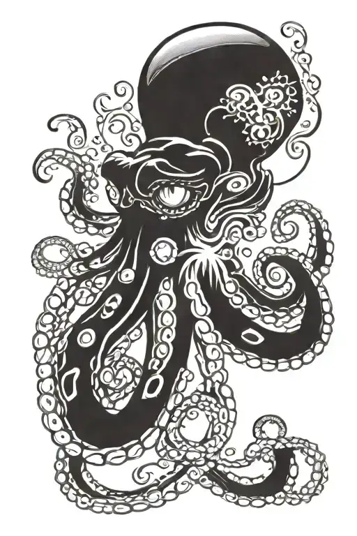American Traditional Octopus