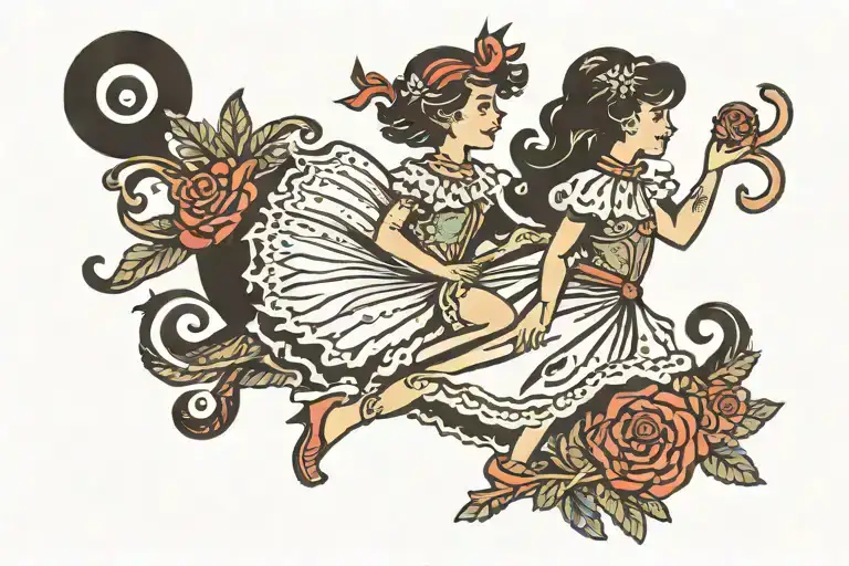 Daughter Shadow Walking