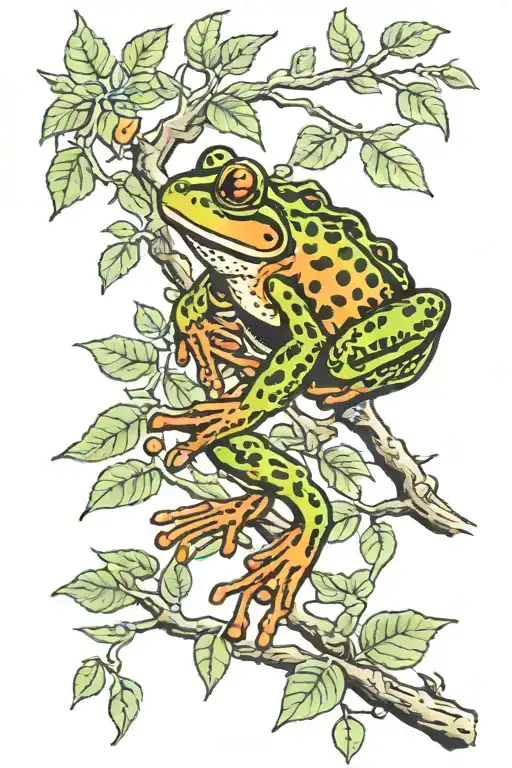 Cook A Frog On A Branch