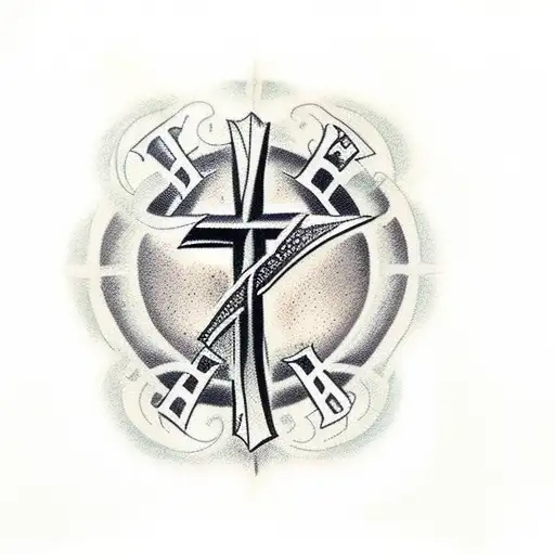 Christian Cross With Bible Verse