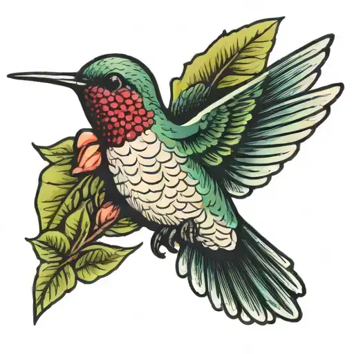 Hummingbird Hovering