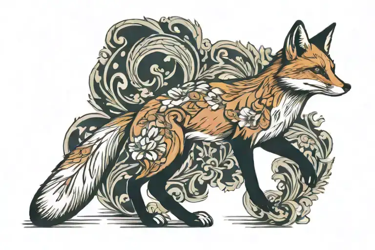 Fox Full Body Jumping Stretched