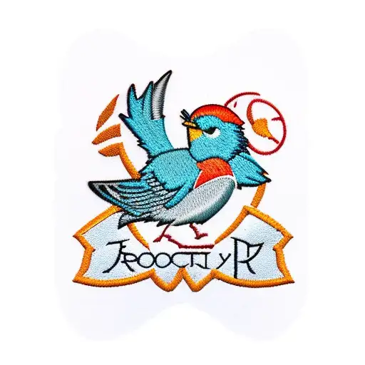 Robin The Boy Wonder Logo Embroided