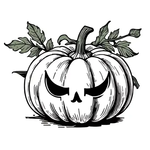 Cute Orange Plain Pumpkin