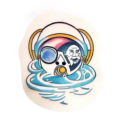 Astronaut With Smoking