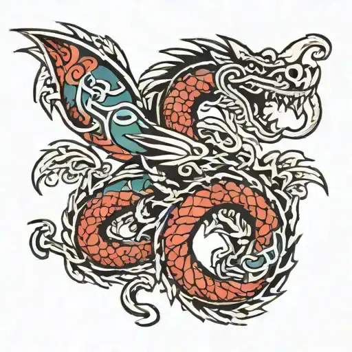 Polynesian With Creative Dragon