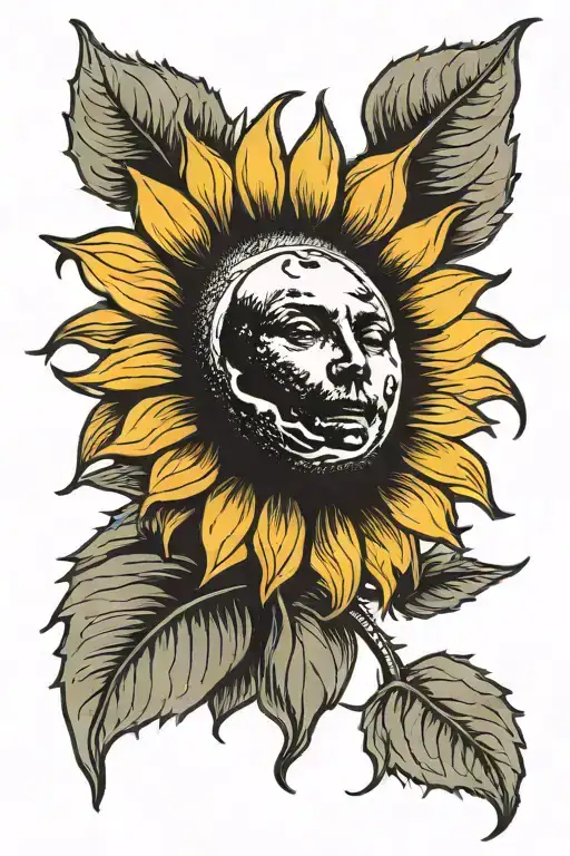 Sunflower That Can't Look At The Moon