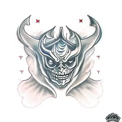 Guy Holding Devils Mask