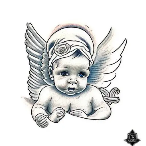 Miscarriage Baby Angel With His Mom