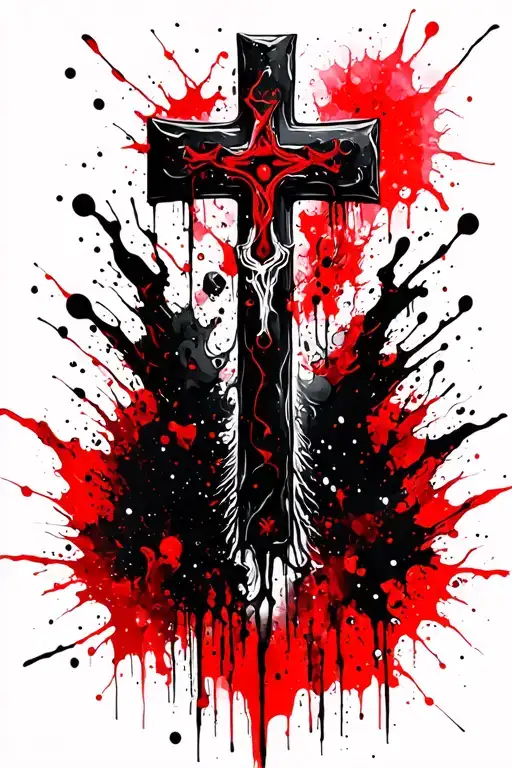 Christian Cross Ocean